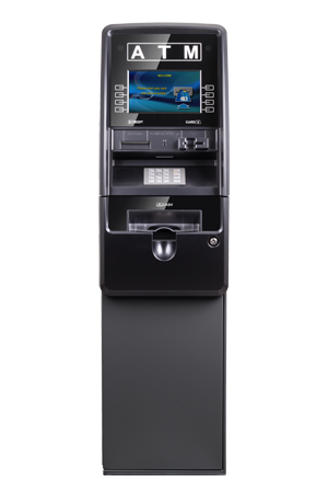 Front view of the Genmega Onyx retail ATM